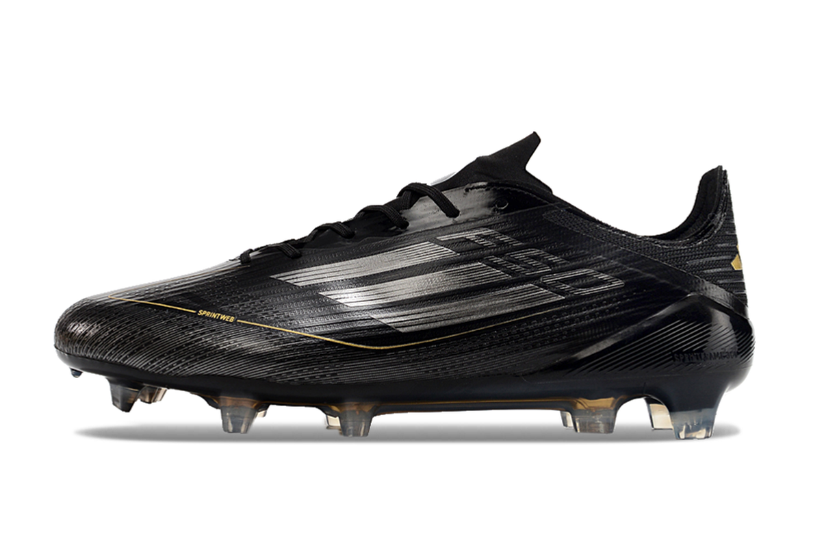 chuteira-campo-adidas-f50-fg-preta-branca-e-dourada-dark-spark-pack-1