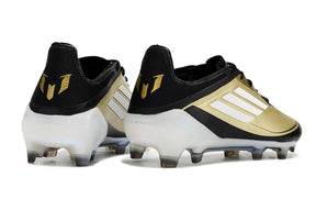 chuteira-campo-adidas-f50-messi-fg-preto-e-dourado-triunfo-dorado-pack-4