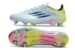 chuteira-campo-adidas-f50-ponta-de-aluminio-azul-rosa-e-amarelo-olympic-boot-pack-2