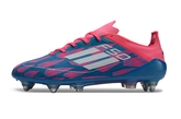 chuteira-campo-adidas-f50-ponta-de-aluminio-rosa-azul-e-branca-reemergence-pack-1