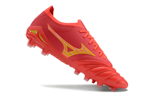 chuteira-campo-mizuno-morelia-neo-4-beta-fg-vermelha-e-dourada-release-pack-8