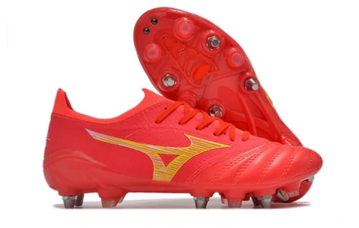 chuteira-campo-mizuno-morelia-neo-4-trava-mista-vermelha-e-amarelo-release-pack-1
