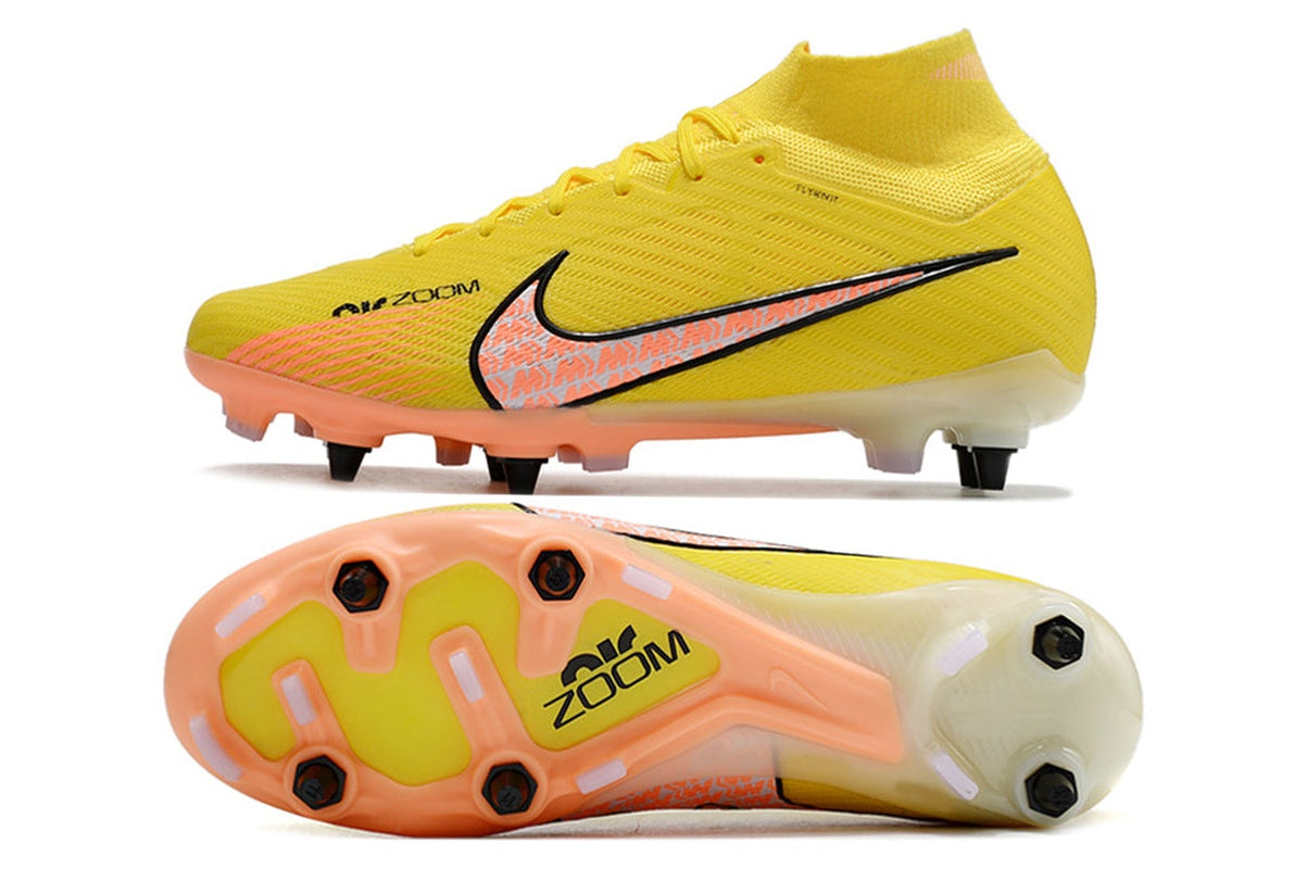 chuteira-campo-nike-air-zoom-mercurial-superfly-9-elite-trava-mista-amarela-lucent-pack-4