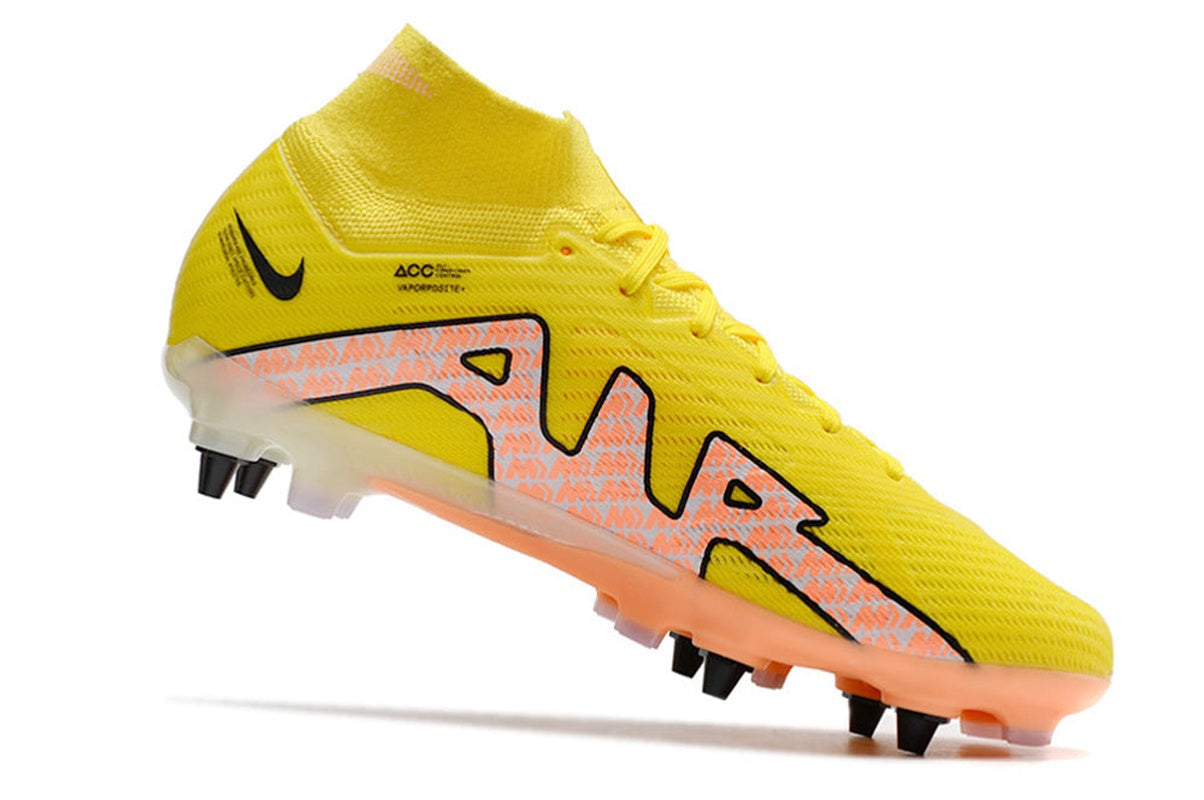chuteira-campo-nike-air-zoom-mercurial-superfly-9-elite-trava-mista-amarela-lucent-pack-5