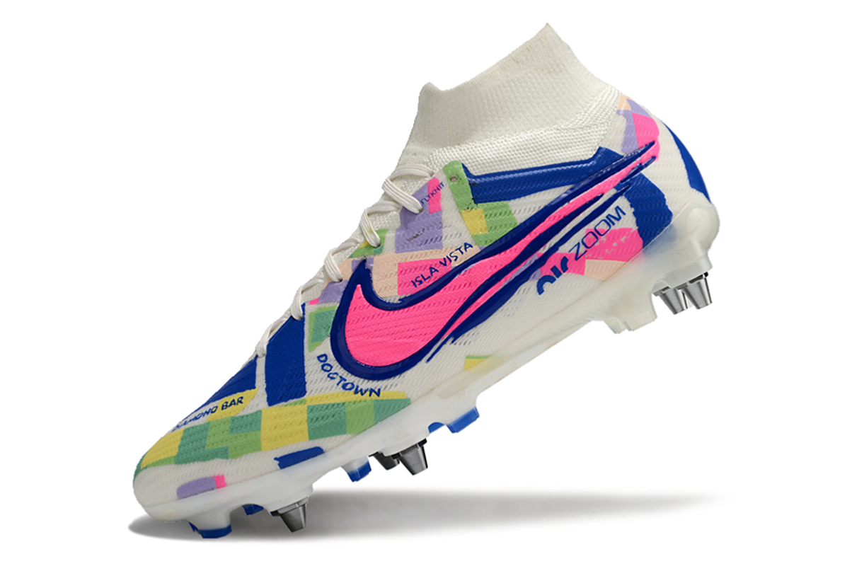 chuteira-campo-nike-air-zoom-mercurial-superfly-9-elite-trava-mista-cinza-e-preto-socal-pack-5