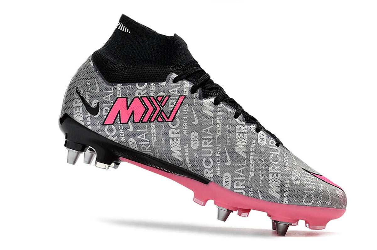 chuteira-campo-nike-air-zoom-mercurial-superfly-9-elite-trava-mista-prata-e-rosa-anniversary-25-years-pack-2