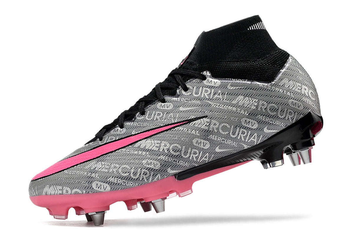 chuteira-campo-nike-air-zoom-mercurial-superfly-9-elite-trava-mista-prata-e-rosa-anniversary-25-years-pack-5