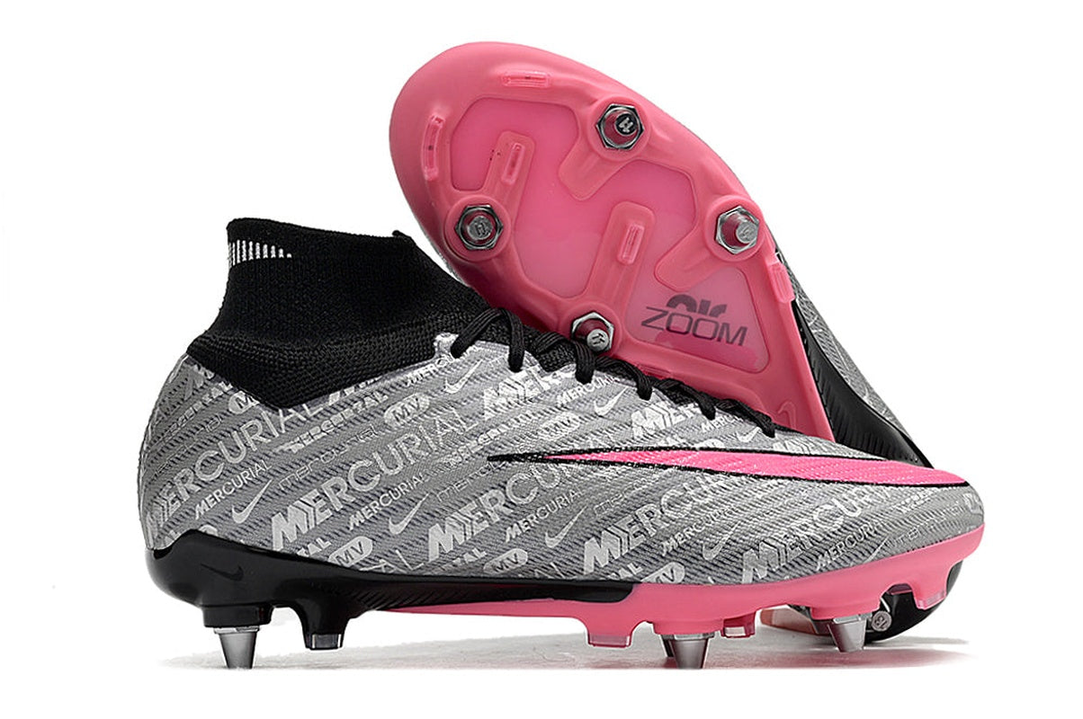 chuteira-campo-nike-air-zoom-mercurial-superfly-9-elite-trava-mista-prata-e-rosa-anniversary-25-years-pack-6