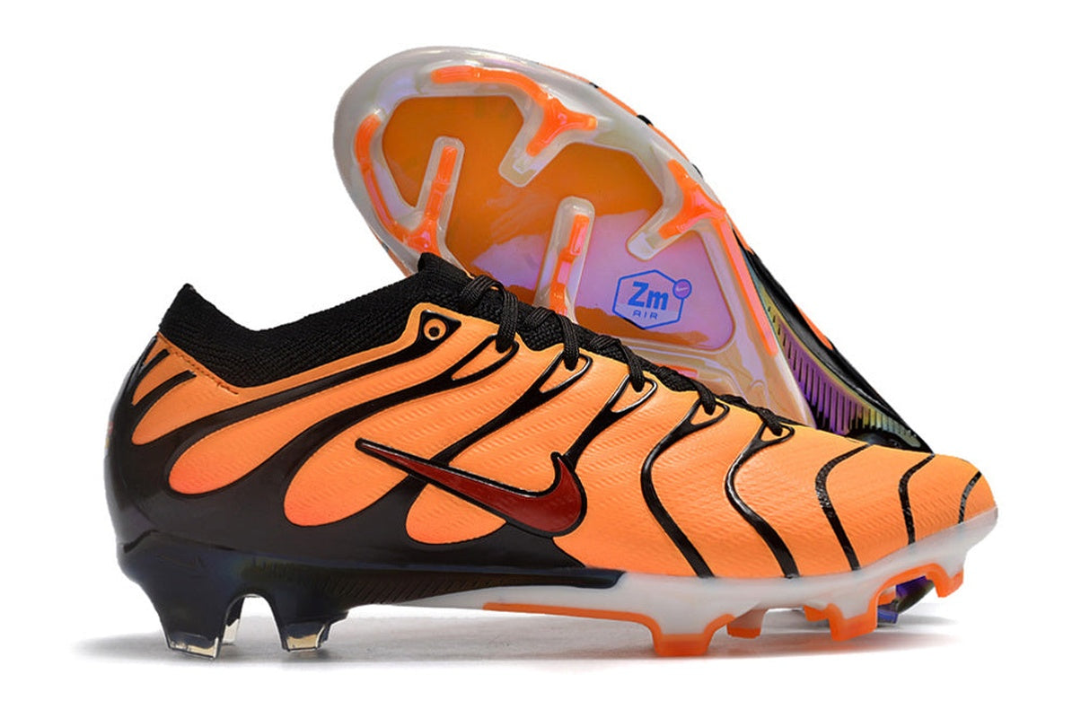 chuteira-campo-nike-air-zoom-mercurial-vapor-15-elite-fg-laranja-e-preta-air-max-plus-3