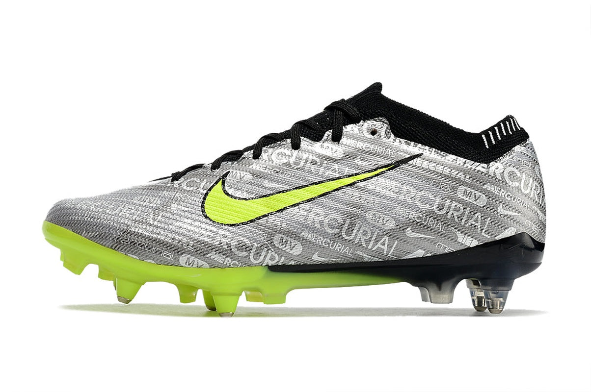 chuteira-campo-nike-air-zoom-mercurial-vapor-15-elite-ponta-de-aluminio-prata-e-verde-anniversary-25-years-pack-1