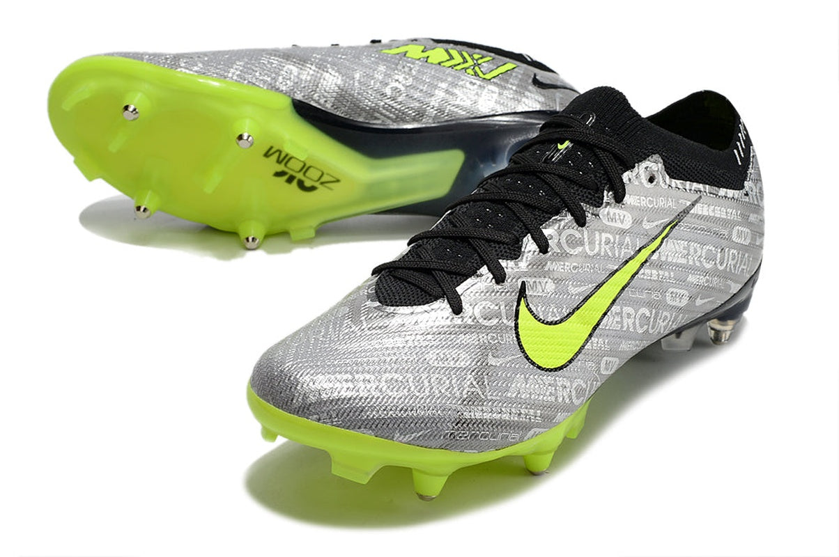 chuteira-campo-nike-air-zoom-mercurial-vapor-15-elite-ponta-de-aluminio-prata-e-verde-anniversary-25-years-pack-3