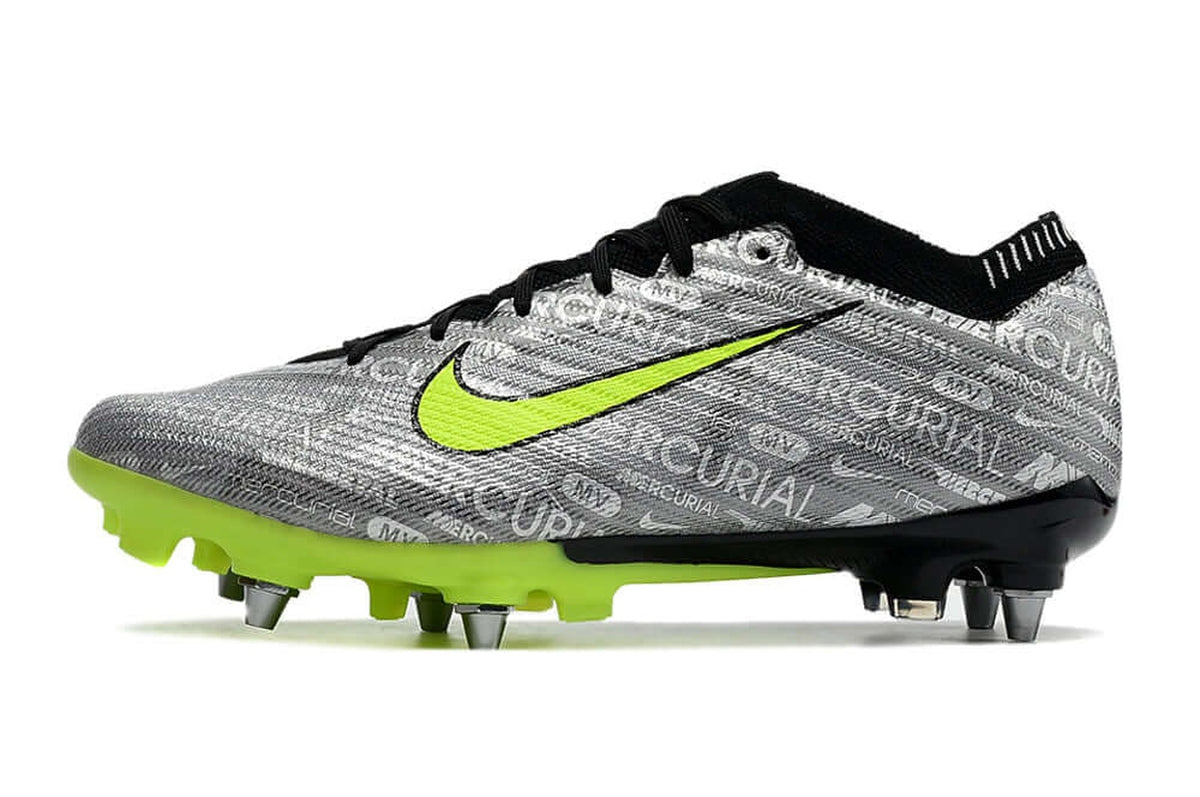 chuteira-campo-nike-air-zoom-mercurial-vapor-15-elite-trava-mista-prata-e-verde-anniversary-25-years-pack-1