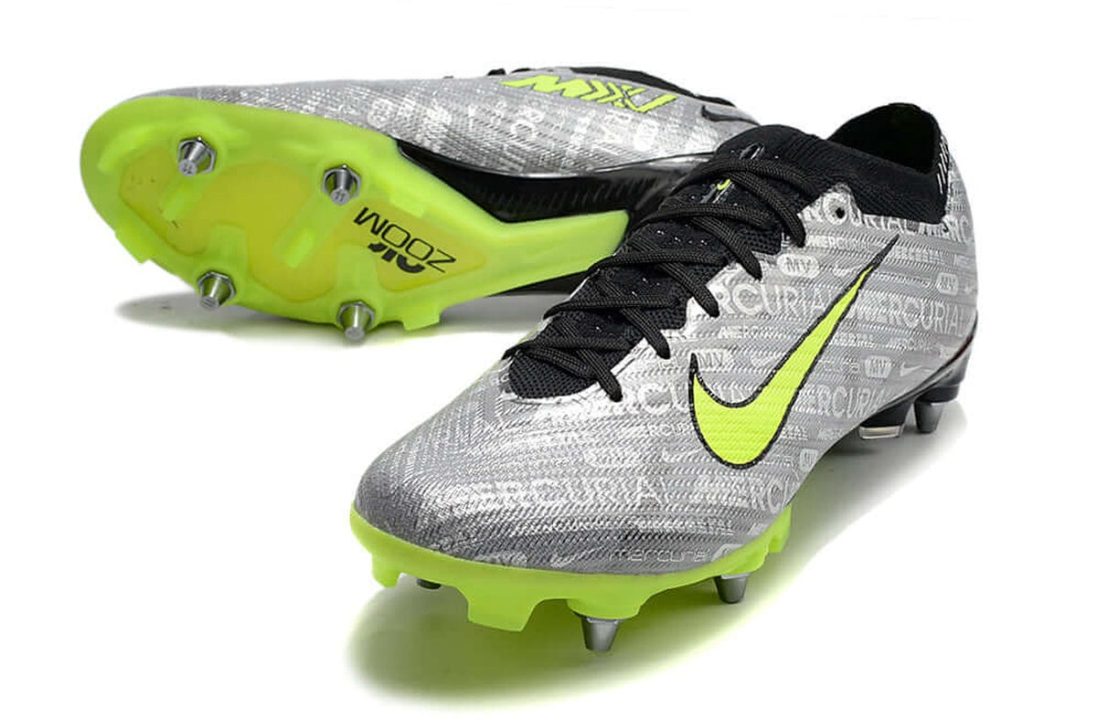 chuteira-campo-nike-air-zoom-mercurial-vapor-15-elite-trava-mista-prata-e-verde-anniversary-25-years-pack-2