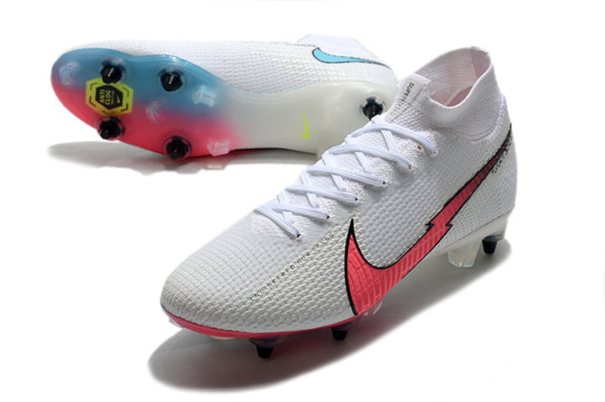 chuteira-campo-nike-mercurial-superfly-7-elite-sg-pro-anti-clog-branco-rosa-azul-cano-alto-4