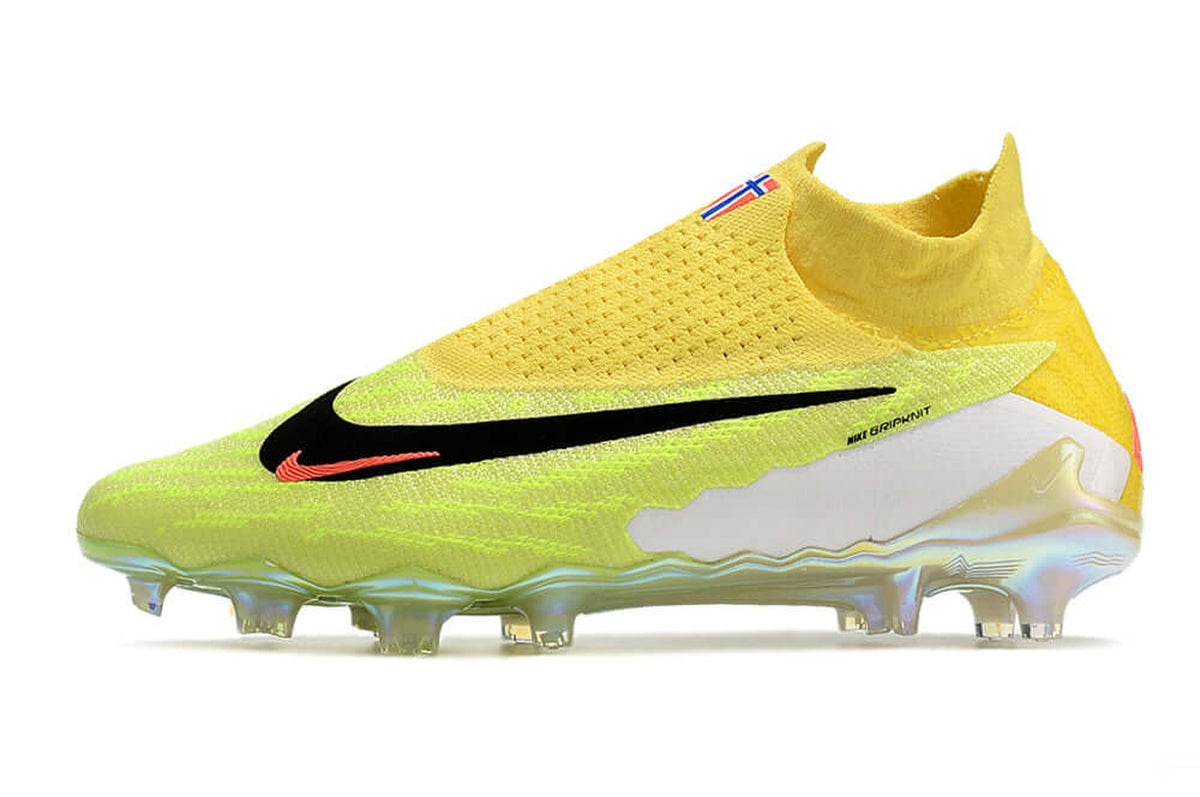 chuteira-campo-nike-phantom-gx-df-elite-fg-amarela-e-verde-haaland-1