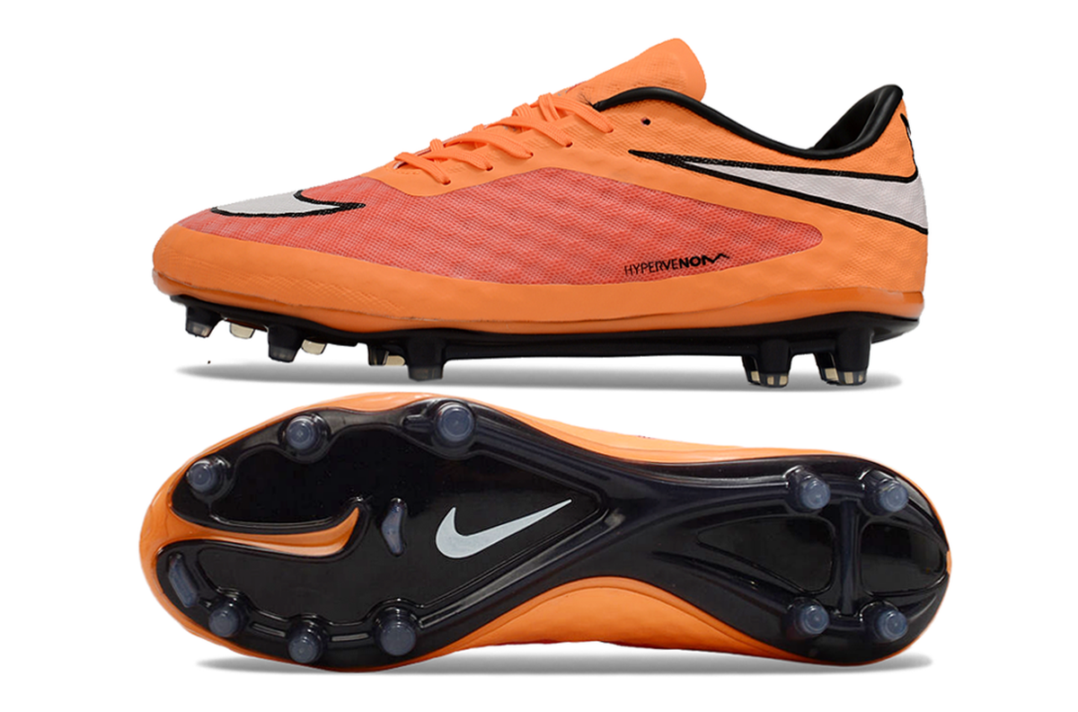 chuteira-campo-nike-retrô-hypervenom-phantom-i-fg-laranja-vermelha-branca-e-preta-2