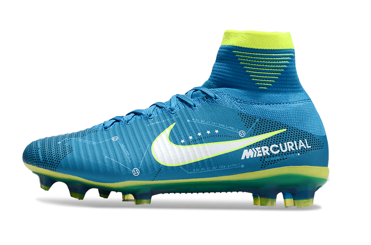 chuteira-campo-nike-retrô-mercurial-superfly-5-fg-azul-e-verde-1