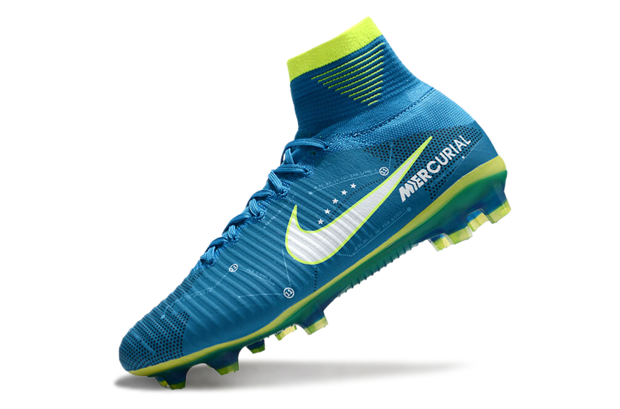 chuteira-campo-nike-retrô-mercurial-superfly-5-fg-azul-e-verde-5