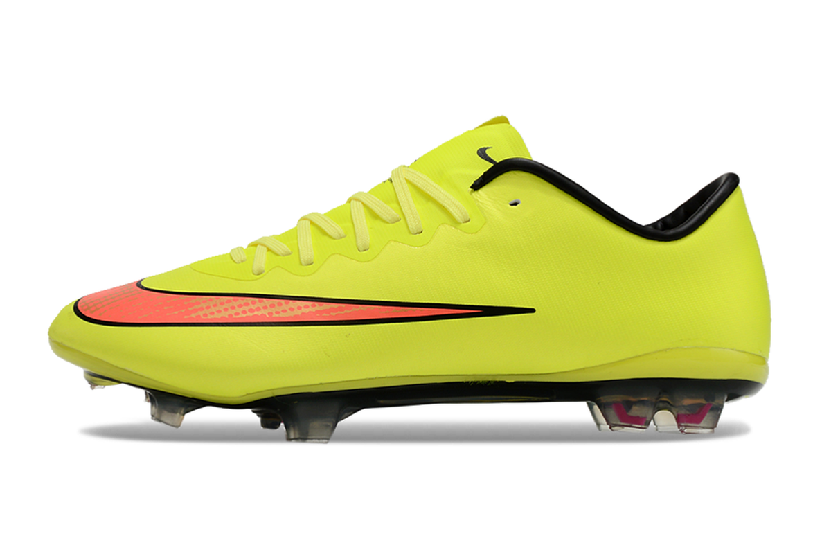 chuteira-campo-nike-retrô-mercurial-vapor-10-fg-verde-neon-e-laranja-1