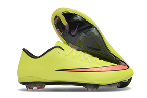 chuteira-campo-nike-retrô-mercurial-vapor-10-fg-verde-neon-e-laranja-3