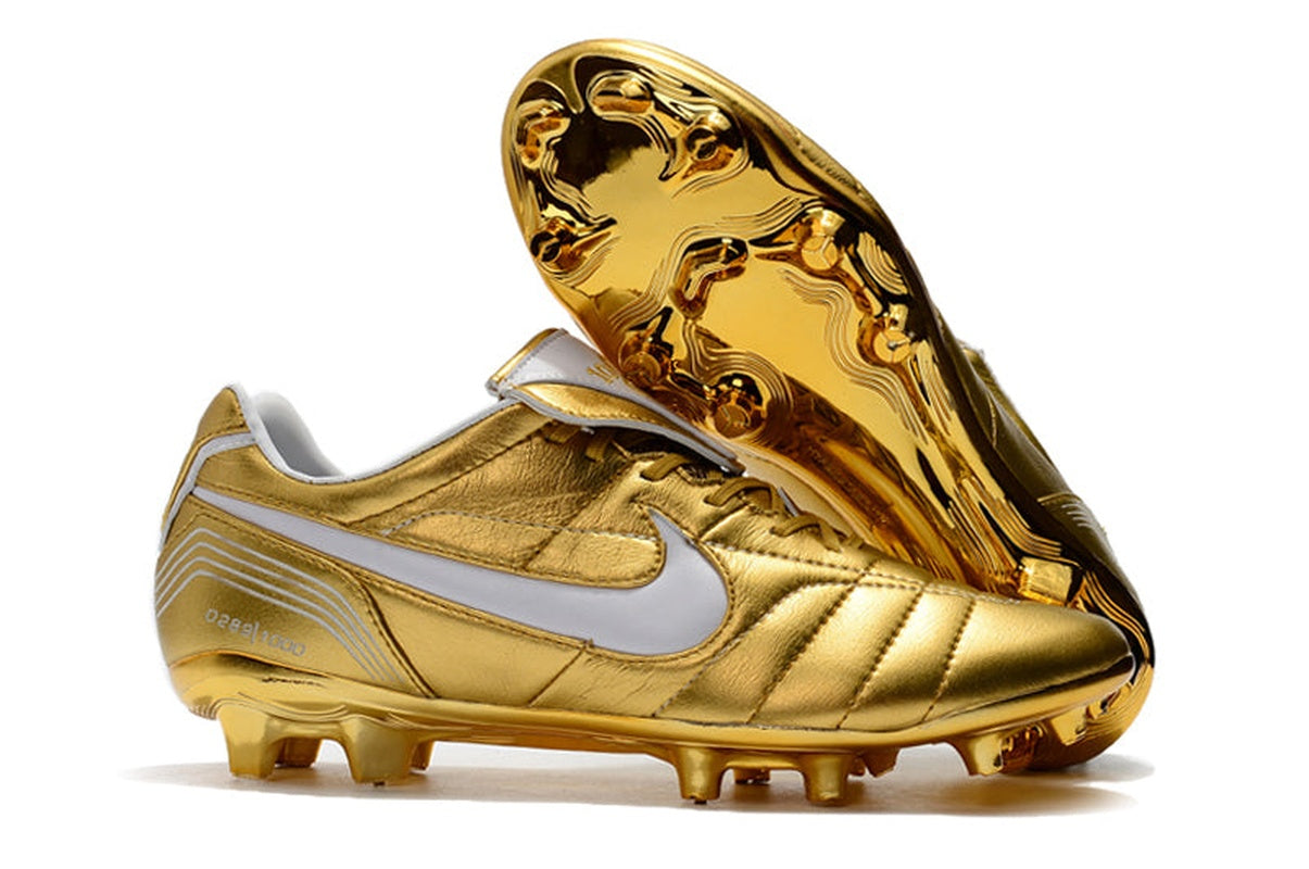 chuteira-campo-nike-retrô-tiempo-legend-7-elite-fg-dourado-e-branco-r10-8