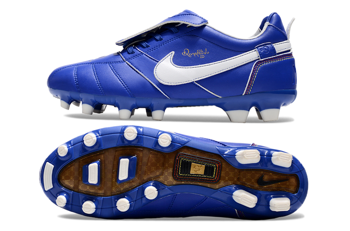 chuteira-campo-nike-retrô-tiempo-legend-r10-elite-azul-e-branca-2