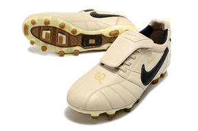 chuteira-campo-nike-retrô-tiempo-legend-r10-elite-bege-e-preta-4