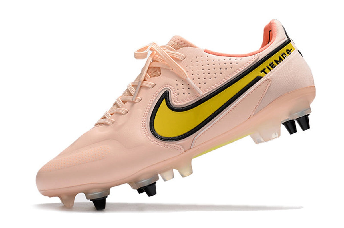 chuteira-campo-nike-tiempo-legend-9-elite-trava-mista-rosa-e-amarelo-lucent-pack-5