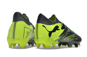 chuteira-campo-puma-future-7-fg-cinza-e-verde-rush-pack-4