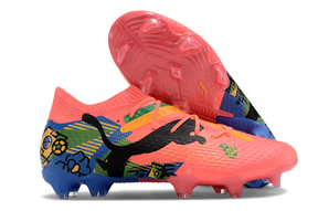 chuteira-campo-puma-future-7-fg-rosa-azul-verde-e-amarelo-brazil-pack-3