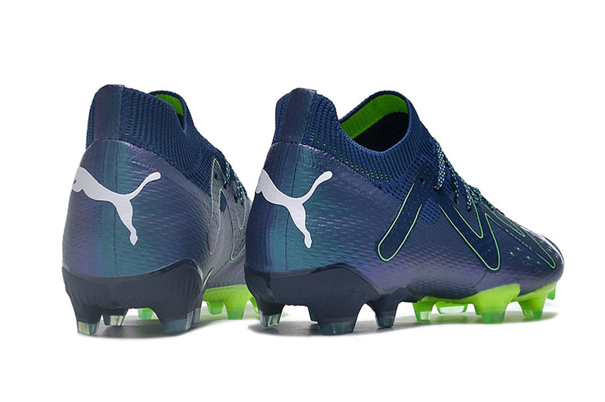 chuteira-campo-puma-future-ultimate-fg-azul-e-verde-gear-up-pack-2