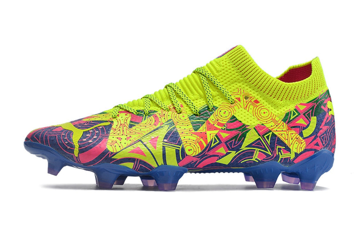 chuteira-campo-puma-future-ultimate-fg-verde-rosa-e-azul-energy-pack-1