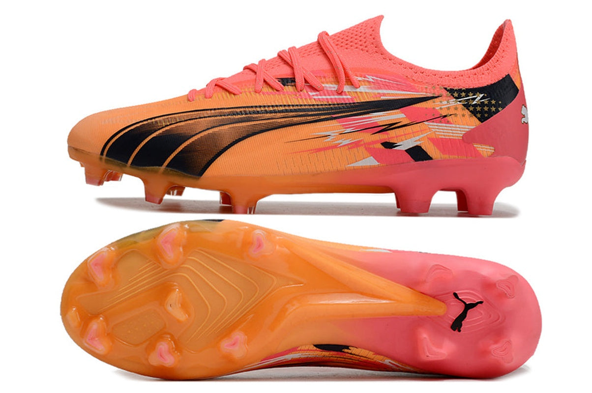 chuteira-campo-puma-ultra-ultimate-fg-laranja-e-rosa-pulisic-5