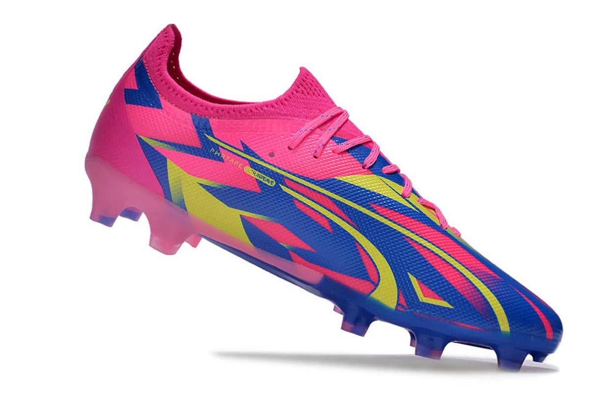 chuteira-campo-puma-ultra-ultimate-fg-rosa-azul-e-amarelo-energy-pack-3