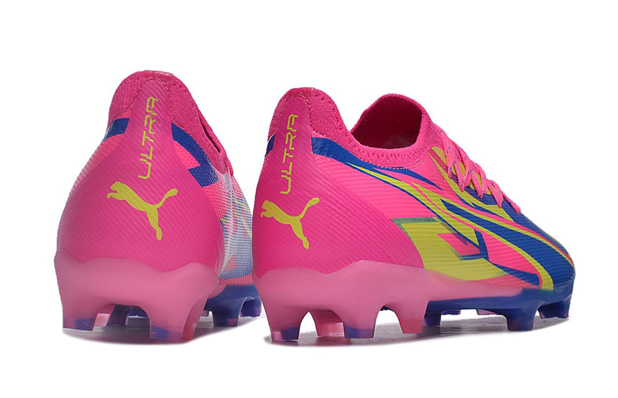 chuteira-campo-puma-ultra-ultimate-fg-rosa-azul-e-amarelo-energy-pack-5