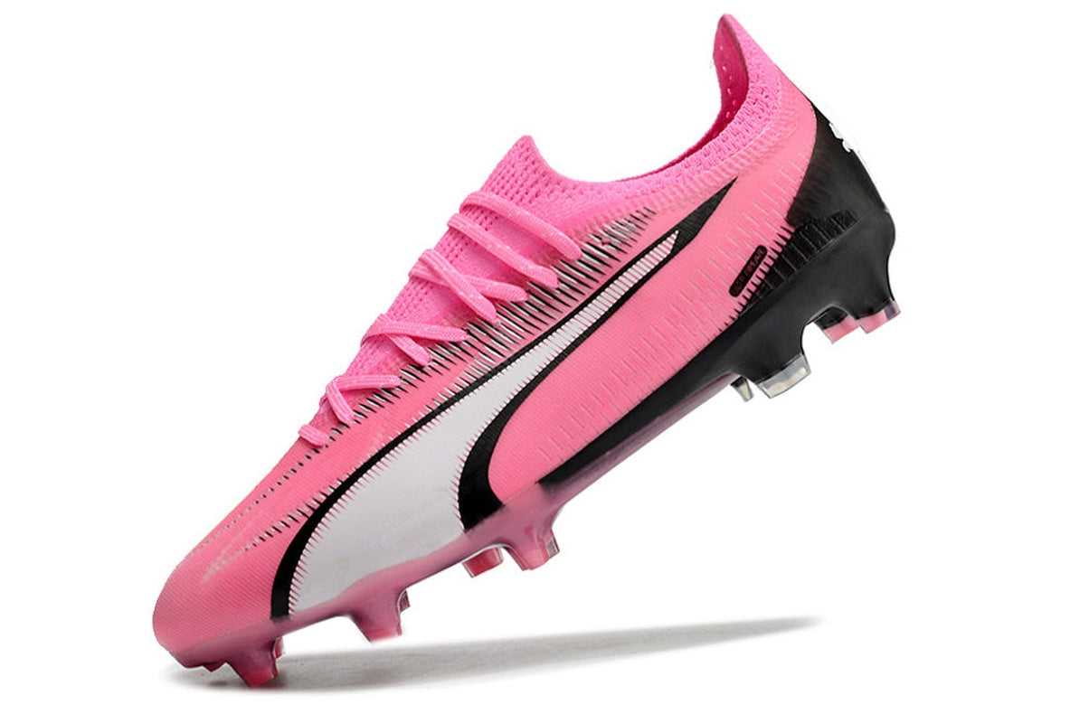 chuteira-campo-puma-ultra-ultimate-fg-rosa-e-preto-phenomenal-pack-4
