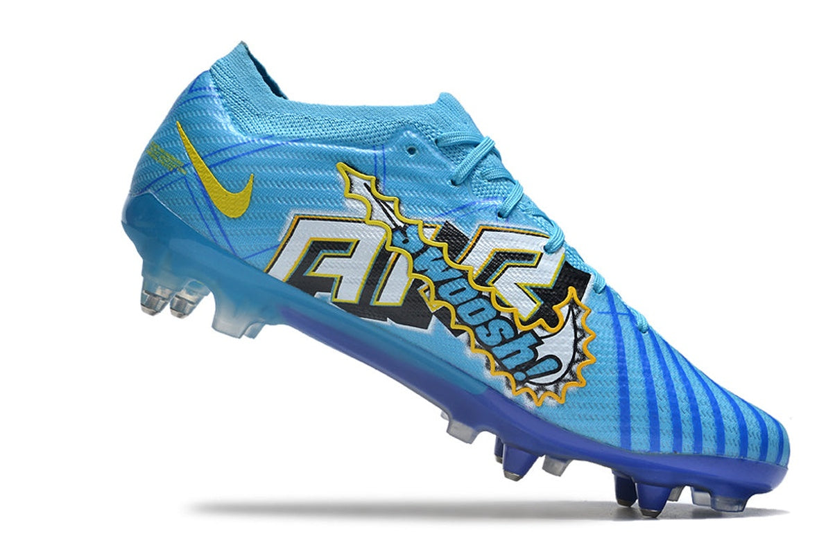chuteira-de-campo-nike-air-zoom-mercurial-vapor-15-elite-ponta-de-aluminio-azul-mbappe-comic-5