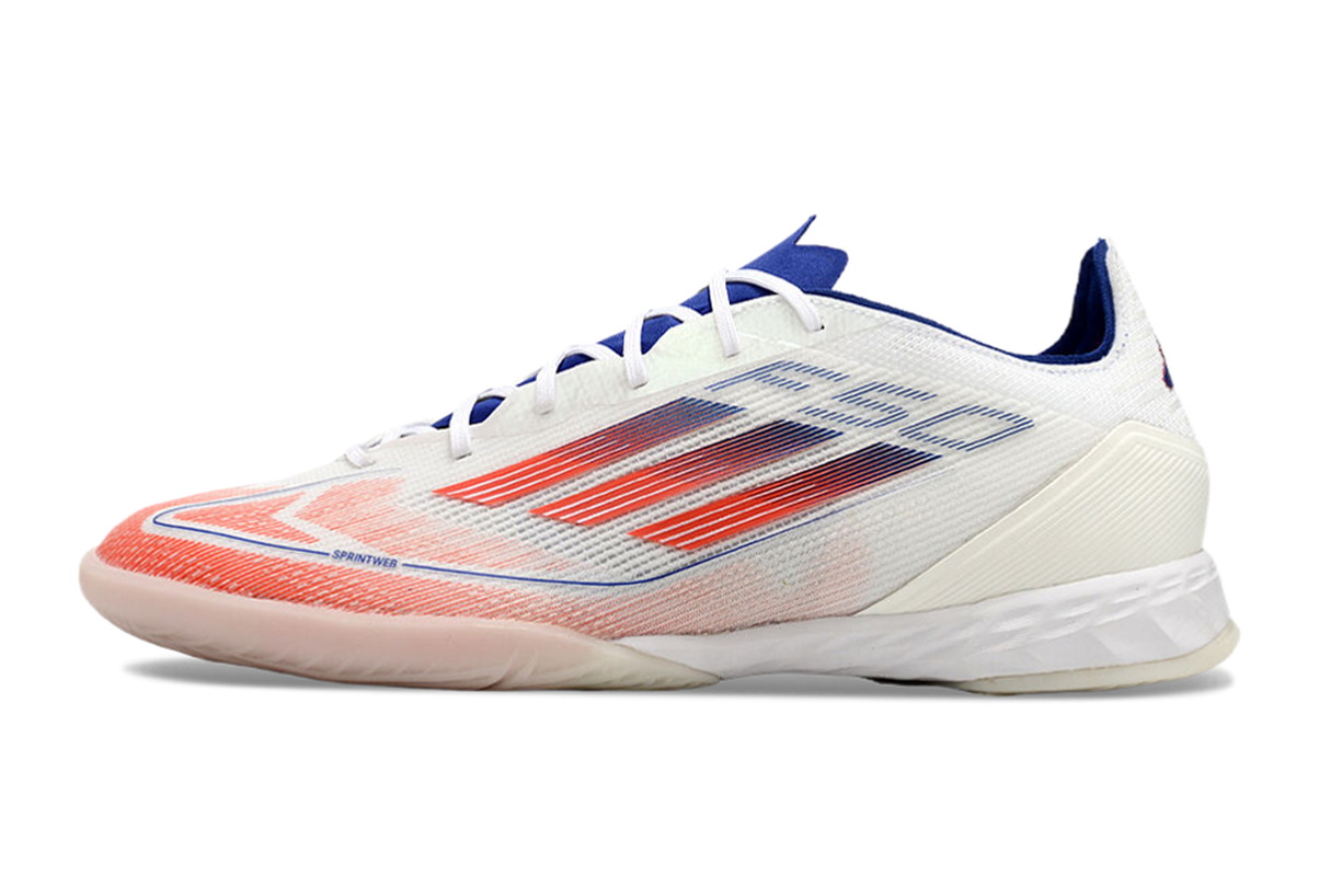 chuteira-futsal-adidas-f50-ic-branca-azul-e-vermelha-advancement-pack-1