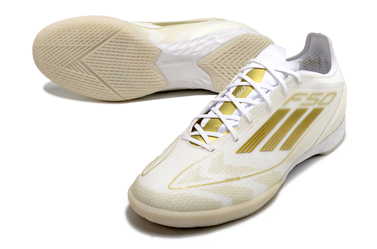 chuteira-futsal-adidas-f50-ic-branca-e-dourada-day-spark-pack-4
