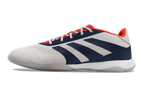 chuteira-futsal-adidas-predator-24-elite-ic-prata-azul-e-vermelho-roteiro-pack-1