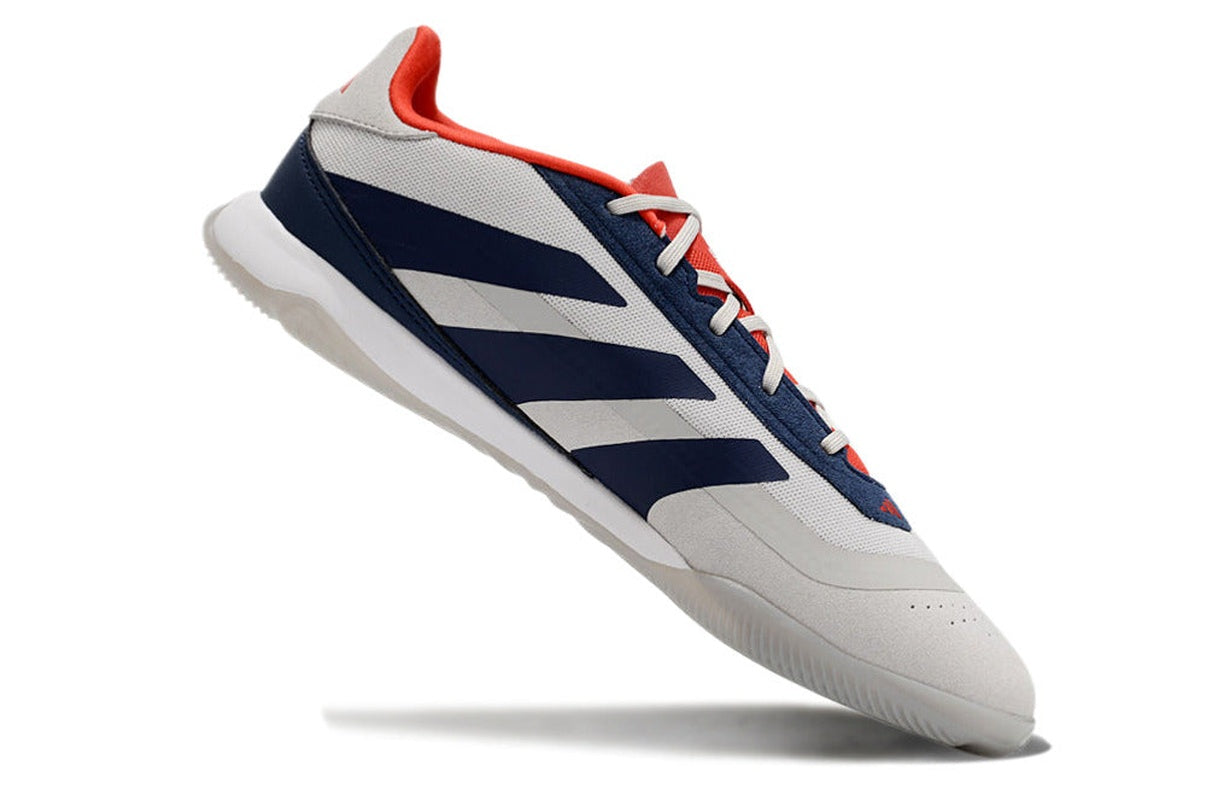 chuteira-futsal-adidas-predator-24-elite-ic-prata-azul-e-vermelho-roteiro-pack-6