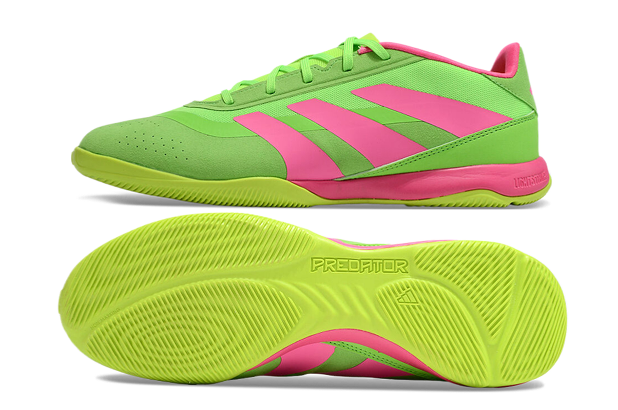 chuteira-futsal-adidas-predator-24-elite-ic-verde-e-rosa-2