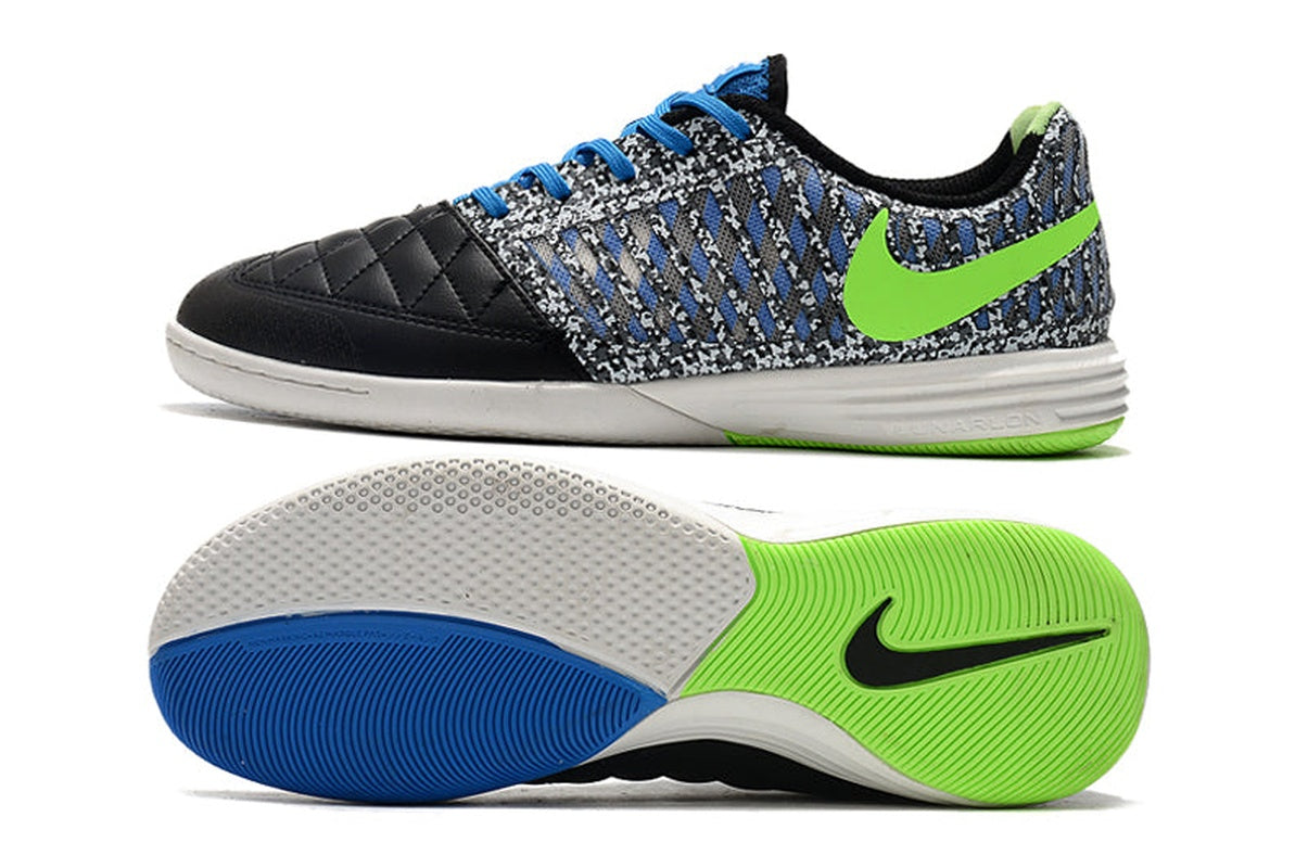 chuteira-futsal-nike-lunar-gato-ii-ic-preta-azul-e-verde-2