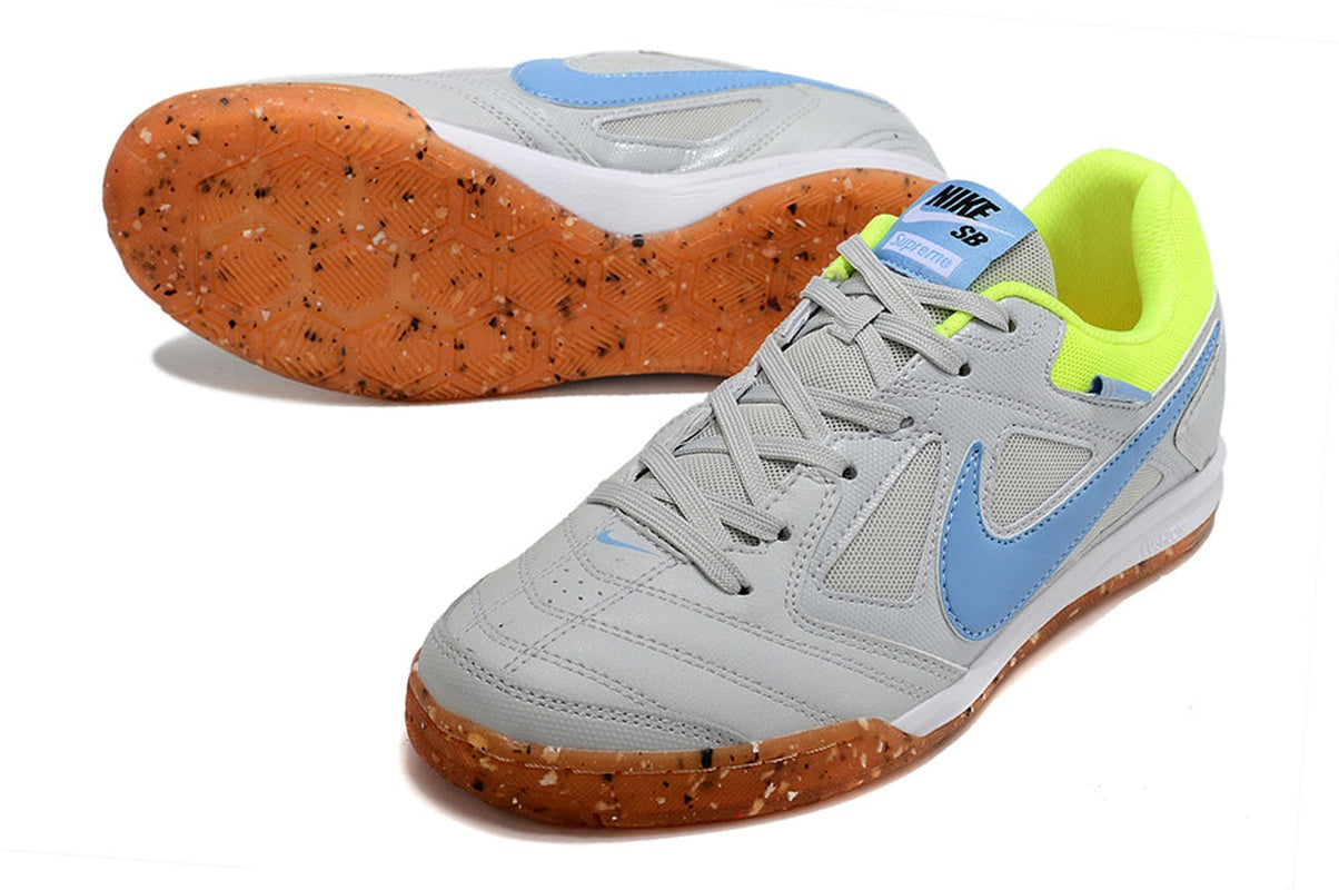 chuteira-futsal-supreme-x-nike-sb-gato-ic-cinza-azul-e-verde-neon-4