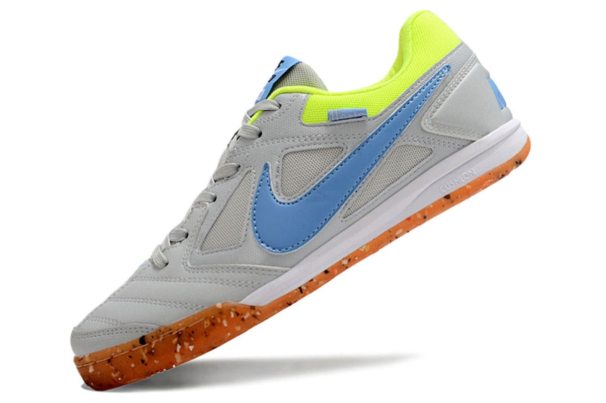chuteira-futsal-supreme-x-nike-sb-gato-ic-cinza-azul-e-verde-neon-5