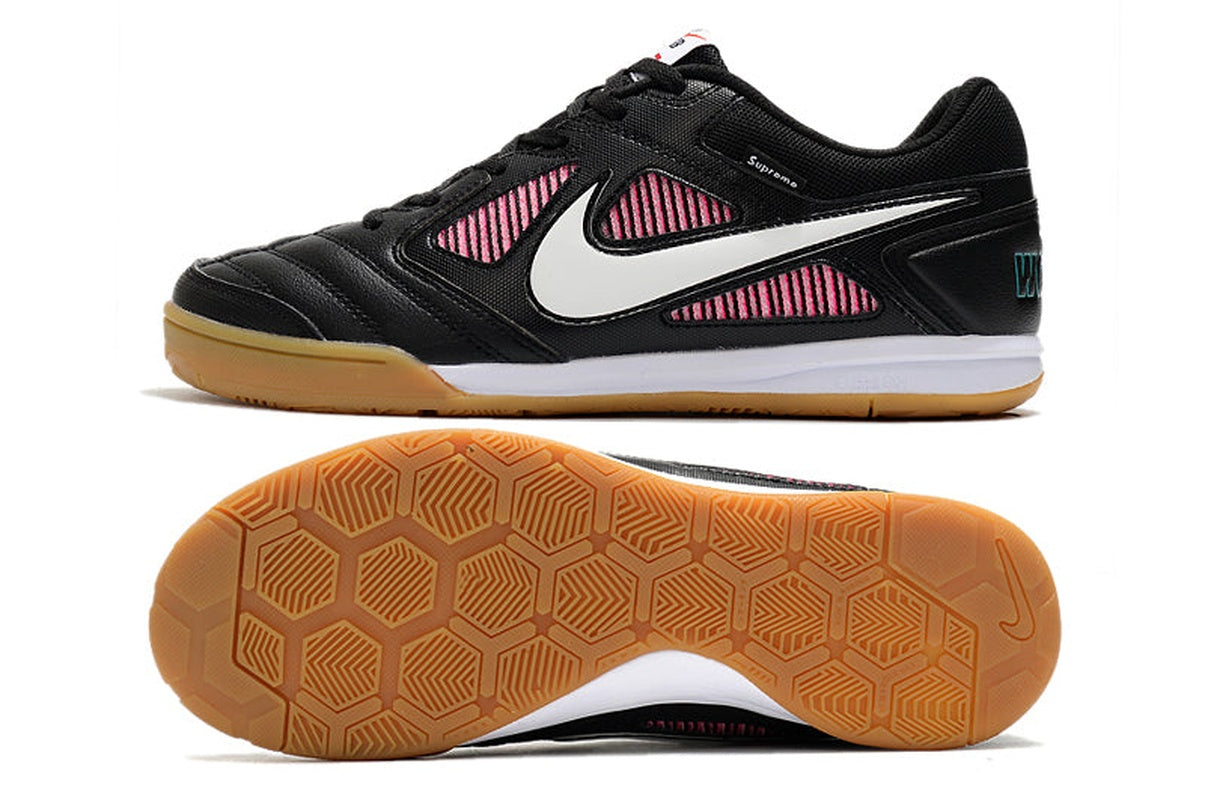 chuteira-futsal-supreme-x-nike-sb-gato-ic-preta-branca-e-rosa-2