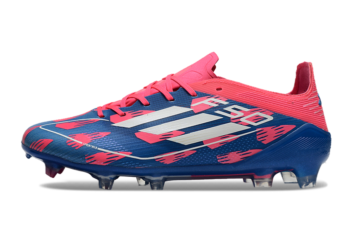 chuteira-infantil-campo-adidas-f50-fg-rosa-azul-e-branca-reemergence-pack-1