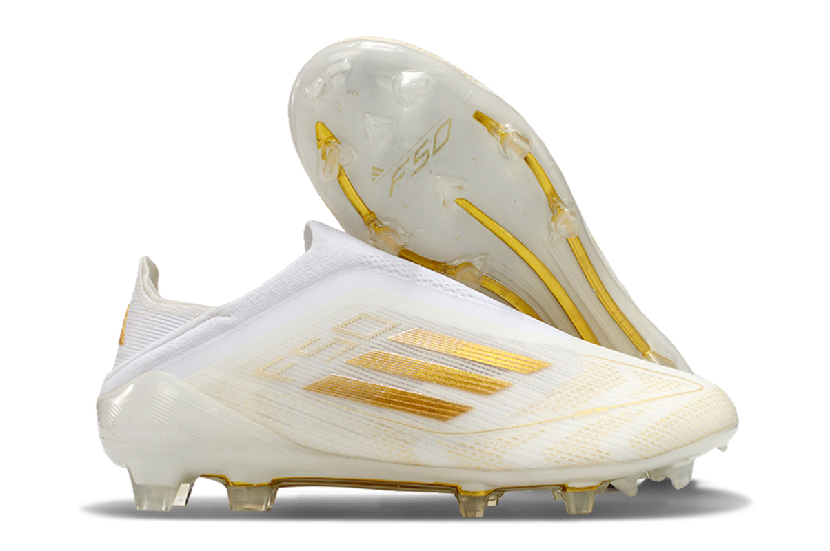 chuteira-infantil-campo-adidas-f50-tf-branca-e-dourada-day-spark-pack-4