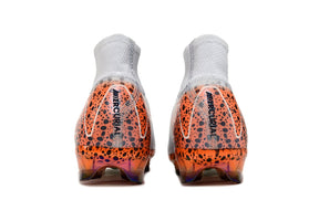 chuteira-infantil-campo-nike-air-zoom-mercurial-superfly-10-elite-fg-branca-laranja-e-preto-eletric-pack-6