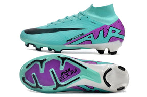 chuteira-infantil-campo-nike-air-zoom-mercurial-superfly-9-elite-fg-azul-e-roxa-peak-ready-pack-7